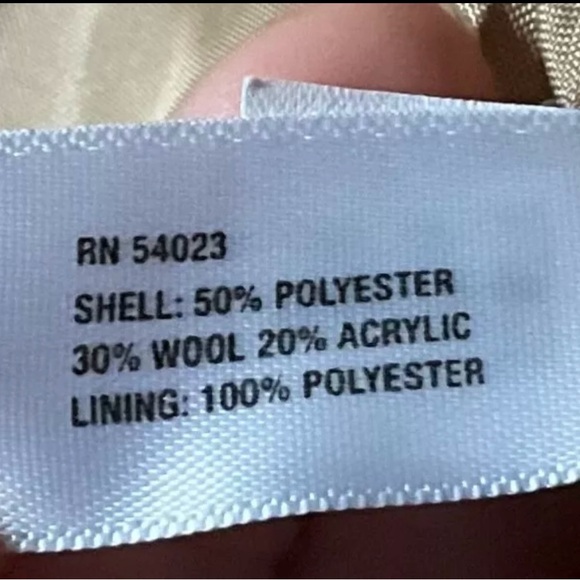 Gap Skirt Womens Size 4 Beige Wool Blend Short A-Line Sailor Style Rear Zip - Picture 12 of 12